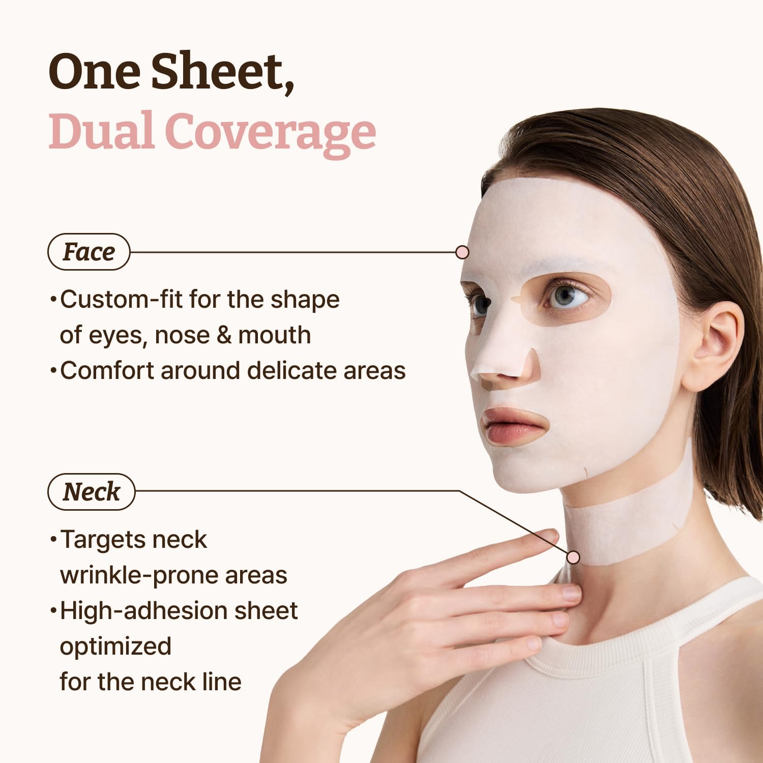 Dr.Reju-All Advanced PDRN Rejuvenating Mask - Face & Neck Korean Sheet Mask with 1,200 ppm PDRN, Collagen & Copper Peptides - Hydrating & Soothing, Skin Repair (1.2 Fl Oz x 4EA)